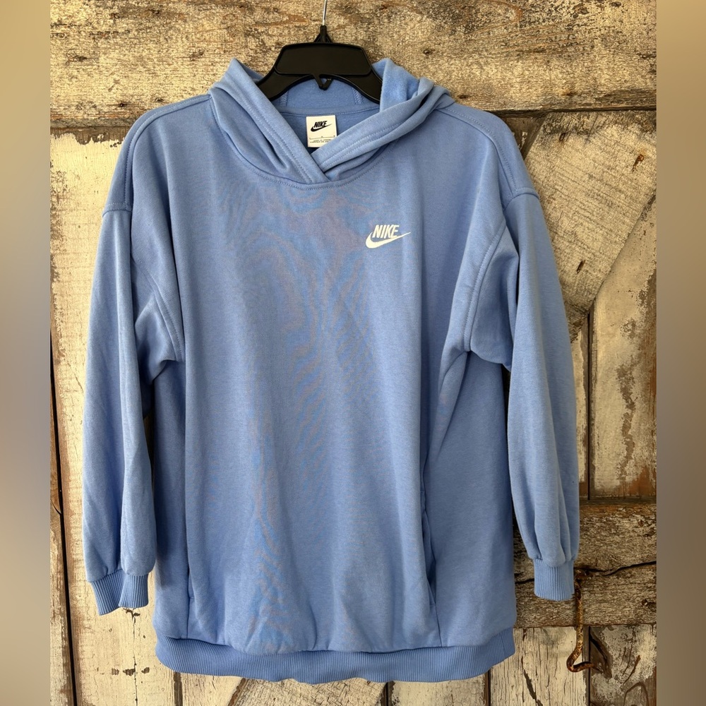Youth Large Light Blue Pullover Hoodie